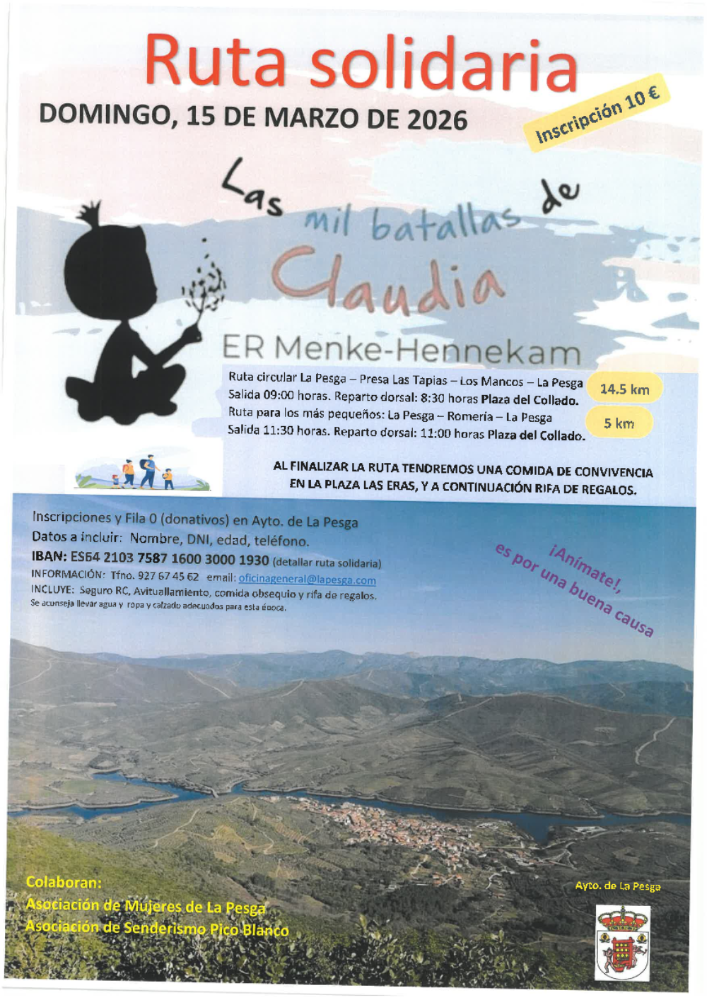 Imagen RUTA SOLIDARIA LAS MIL BATALLAS DE CLAUDIA