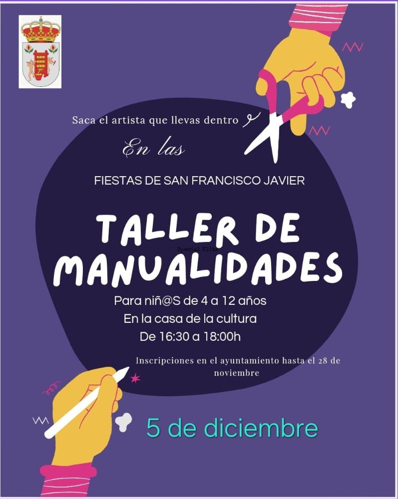Imagen TALLER DE MANUALIDADES 05 DE DICIEMBRE